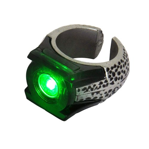Anel Lanterna Verde com Luz Adulto Luxo Anel Lanterna Verde com Luz Adulto Luxo