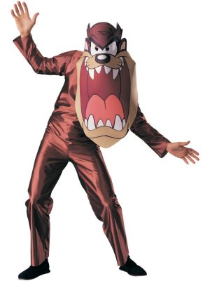 Fantasia Adulto Taz Diabo da Tasmânia Looney Tunes Luxo Fantasia Adulto Taz Diabo da Tasmânia Looney Tunes Luxo