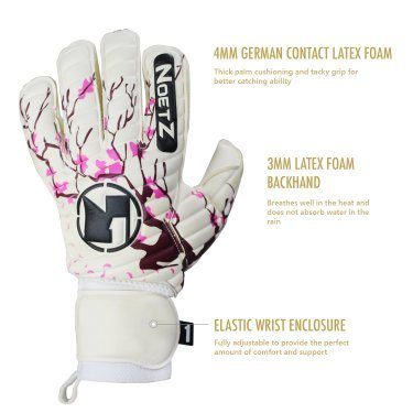Luvas de Goleiro NoetZ Yozakura Cherry Blossom Design Luvas de Goleiro NoetZ Yozakura Cherry Blossom Design