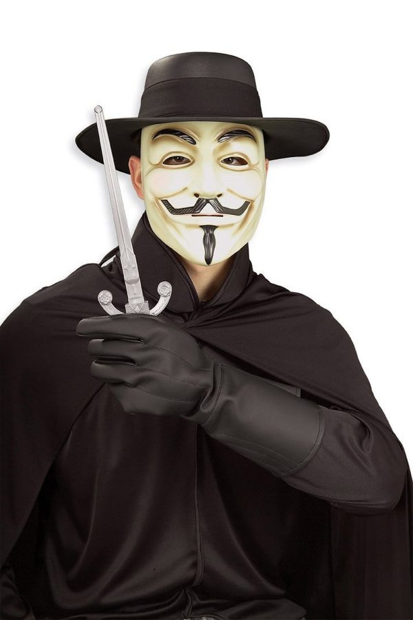 Luva V de Vingança Vendetta Adulto Luva V de Vingança Vendetta Adulto