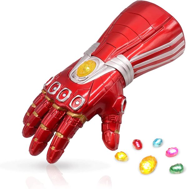 Luvas Homem de Ferro Iron Man 3 Mark 42 Adulto Longa Luvas Homem de Ferro Iron Man 3 Mark 42 Adulto Longa