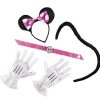 Luvas Tiara Rabo da Minnie Mouse Disney Clássica