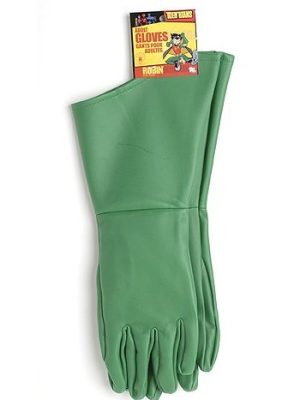 Luvas Verde Aquaman Adulto Luxo Luvas Verde Aquaman Adulto Luxo