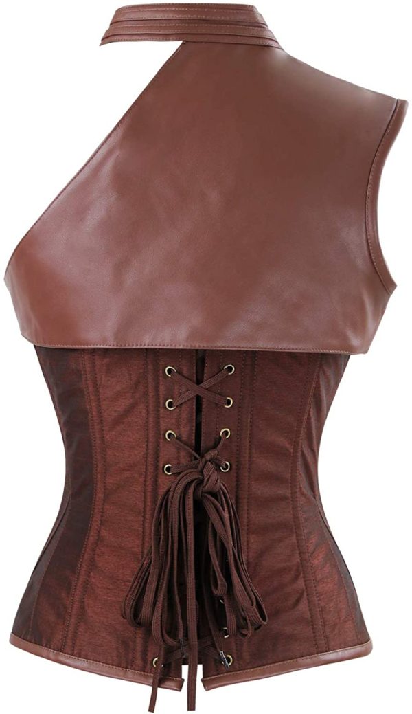 Corsete Um Ombro Mad Max Luxo Corsete Um Ombro Mad Max Luxo