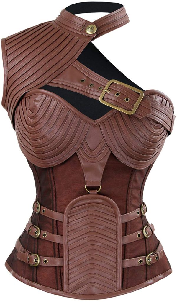 Corsete Um Ombro Mad Max Luxo Corsete Um Ombro Mad Max Luxo