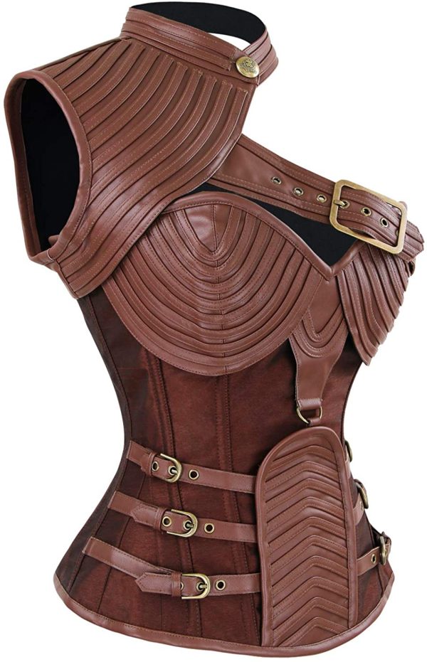 Corsete Um Ombro Mad Max Luxo Corsete Um Ombro Mad Max Luxo