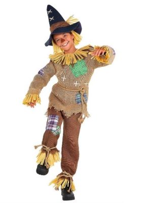 Fantasia Infantil Espantalho Mágico de Oz Luxo Fantasia Infantil Espantalho Mágico de Oz Luxo