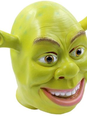 Fantasia Shrek Adulto Máscara de Látex Nova