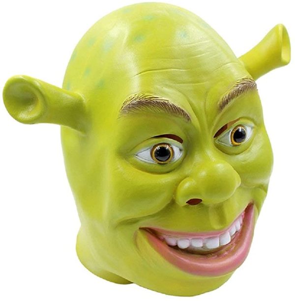 Fantasia Shrek Adulto Máscara de Látex Nova