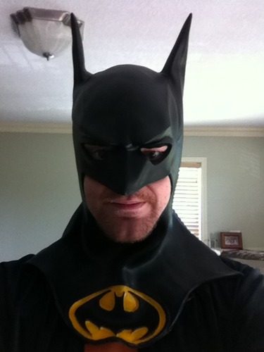 Máscara Adulto Batman Clássica Luxo Máscara Adulto Batman Clássica Luxo