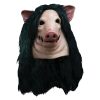 Máscara Adulto Billy de Jogos Mortais Saw Jigsaw Pig Porco Luxo