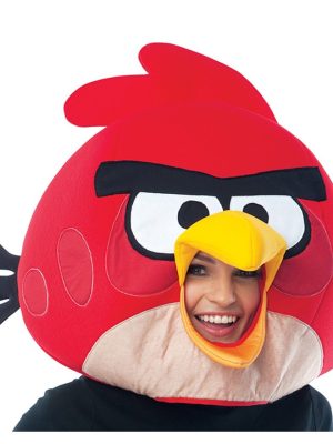 Máscara Angry Bird Vermelho Adulto