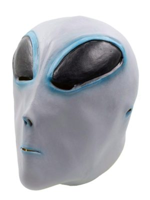 Máscara de Alien Extraterrestre Cinza