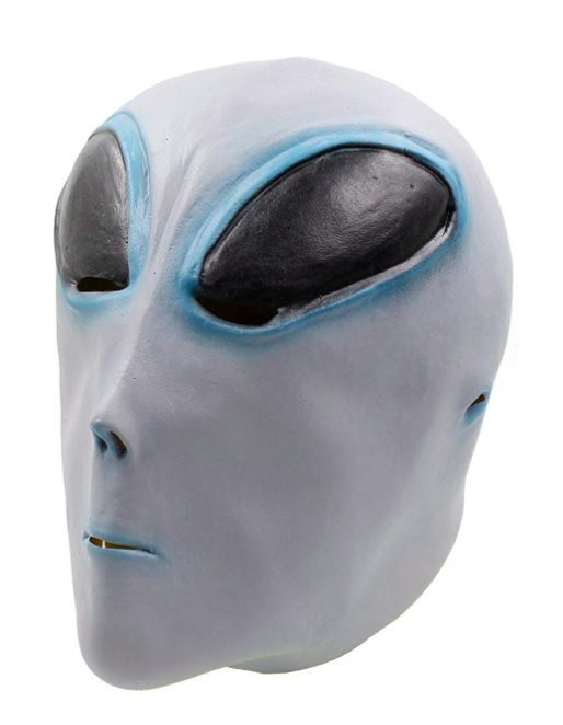 Máscara de Alien Extraterrestre Cinza