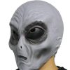 Máscara de Alien Extraterrestre Luxo Cinza