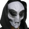 Máscara de Alien Extraterrestre Luxo Cinza
