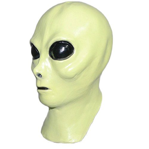 Máscara de Alien Extraterrestre Verde Máscara de Alien Extraterrestre Verde