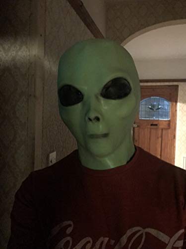 Máscara de Alien Extraterrestre Verde Máscara de Alien Extraterrestre Verde