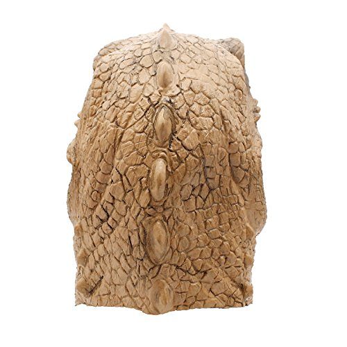 Máscara de Dinossauro Marrom Máscara de Dinossauro Marrom