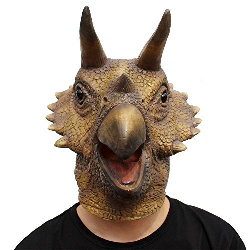 Máscara de Dinossauro Triceratopes Máscara de Dinossauro Triceratopes