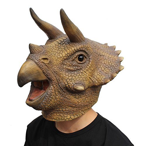Máscara de Dinossauro Triceratopes Máscara de Dinossauro Triceratopes