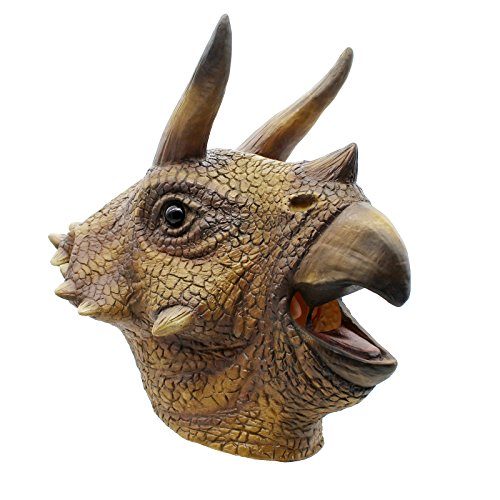 Máscara de Dinossauro Triceratopes Máscara de Dinossauro Triceratopes