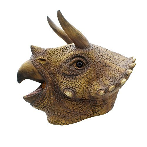 Máscara de Dinossauro Triceratopes Máscara de Dinossauro Triceratopes