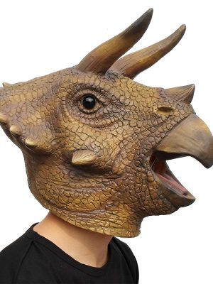Máscara de Dinossauro Triceratopes Máscara de Dinossauro Triceratopes