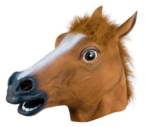 Máscara de Vinil Animal Cavalo Luxo Máscara de Vinil Animal Cavalo Luxo