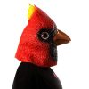 Máscara de Vinil Animal Pássaro Cardinal Luxo