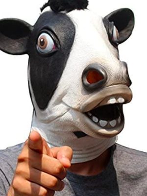 Máscara de Vinil Animal Vaca Rindo Máscara de Vinil Animal Vaca Rindo