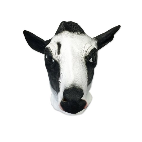 Máscara de Vinil Animal Vaca Luxo Máscara de Vinil Animal Vaca Luxo