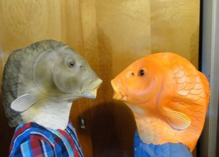 Máscara de Vinil Peixe Luxo Máscara de Vinil Peixe Luxo
