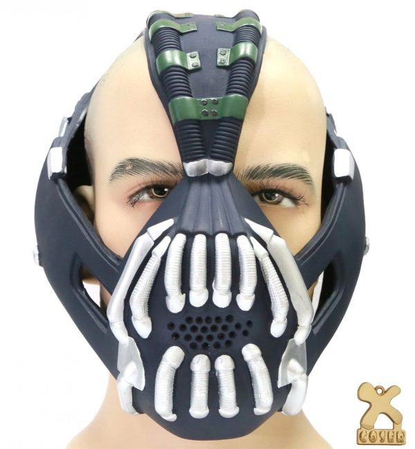 Máscara do Bane Latex Prata Máscara do Bane Latex Prata