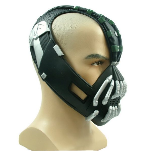 Máscara do Bane Latex Prata Máscara do Bane Latex Prata
