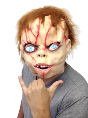 Máscara do Boneco Assassino Chucky Luxo Máscara do Boneco Assassino Chucky Luxo
