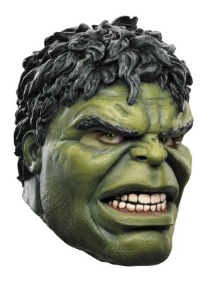 Máscara do Hulk de Vinil dos Vingadores Máscara do Hulk de Vinil dos Vingadores