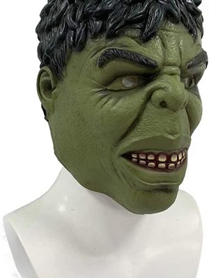 Máscara do Hulk de Vinil dos Vingadores Clássica Máscara do Hulk de Vinil dos Vingadores Clássica