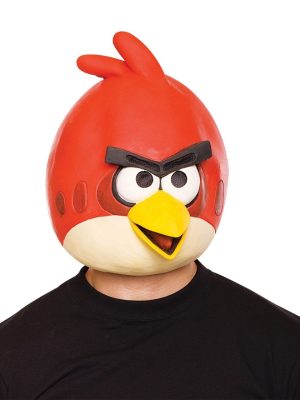 Máscara Latex Angry Birds Pássaro Vermelho Máscara Latex Angry Birds Pássaro Vermelho