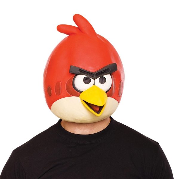 Máscara Latex Angry Birds Pássaro Vermelho Máscara Latex Angry Birds Pássaro Vermelho