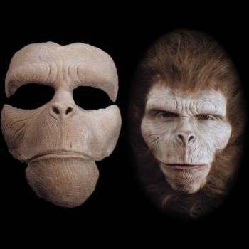 Máscara Macaco para Aplicação de Maquiagem Máscara Macaco para Aplicação de Maquiagem