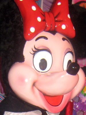 Máscara Mascote Minnie Super Luxo Máscara Mascote Minnie Super Luxo