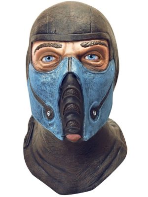 Máscara Masculina Sub Zero Subzero Mortal Kombat Máscara Masculina Sub Zero Subzero Mortal Kombat