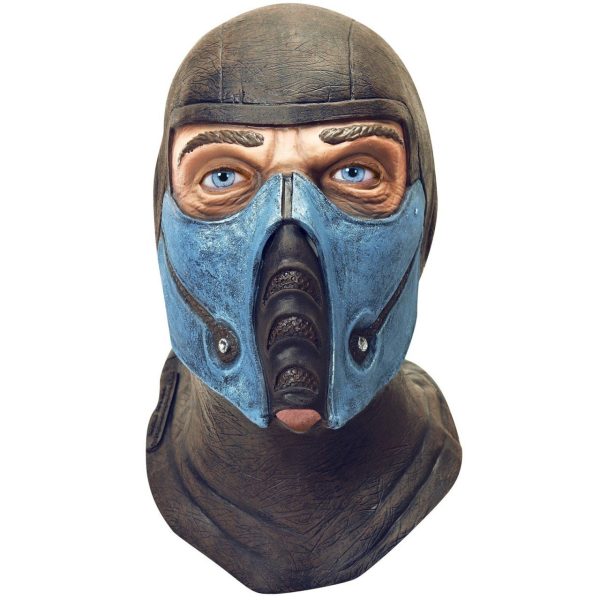 Máscara Masculina Sub Zero Subzero Mortal Kombat Máscara Masculina Sub Zero Subzero Mortal Kombat