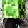 Máscara Minecraft Creeper Infantil