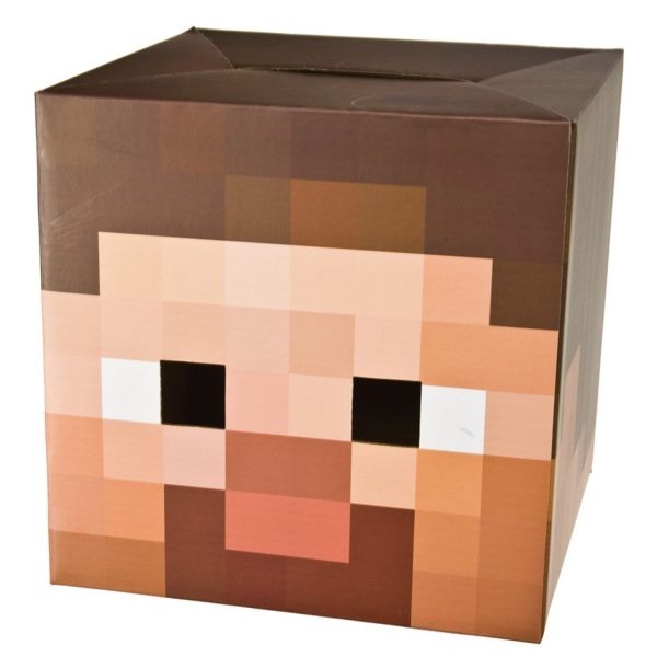 Máscara Minecraft Steve Infantil Máscara Minecraft Steve Infantil