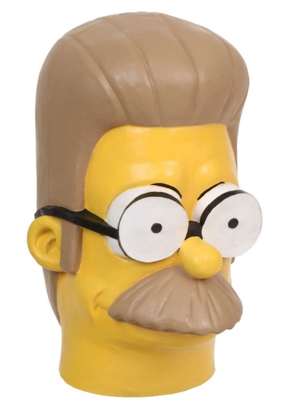 Máscara Ned Flanders Os Simpsons Adulto Máscara Ned Flanders Os Simpsons Adulto