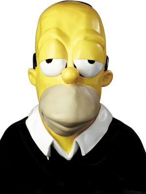 Máscara Os Simpsons Homer Luxo Máscara Os Simpsons Homer Luxo