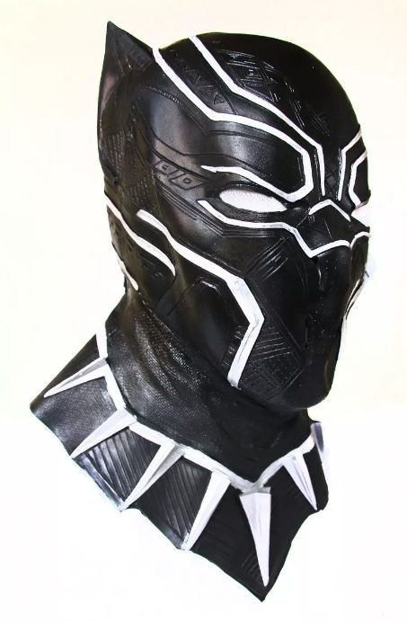 Máscara Pantera Negra Guerra civil Adulto Luxo Máscara Pantera Negra Guerra civil Adulto Luxo