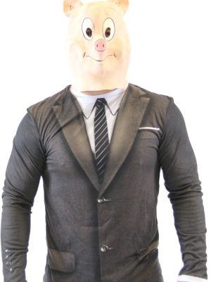 Máscara Porco Divertido de Latex